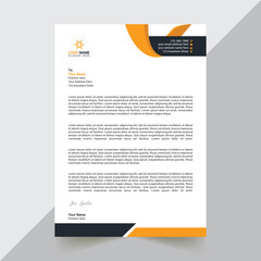 Corporate Letterhead Design Template