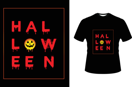 Halloween t shirt design print ready