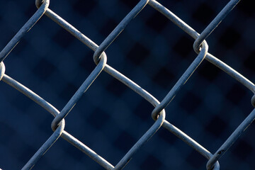 Blue Chain Link Fence2