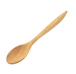 wooden spoon isolated on transparent background png file