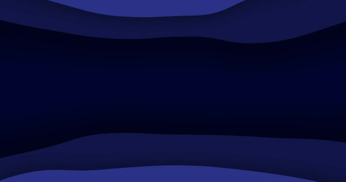 Animated and looped liquid blue hill background