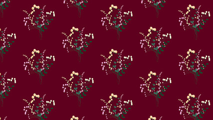 beautifful spring flowers, flowers pattern, seamless flowers pattern