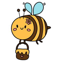 Obraz premium cute bee