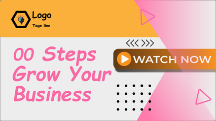 YouTube streaming video thumbnail for businesses | video thumbnail | YouTube thumbnail