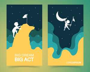 Obraz na płótnie Canvas outer space kids banner illustration - welcome banner