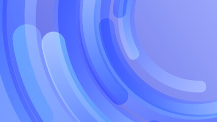 Blue abstract circle shape background