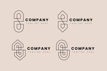 Abstract building logo