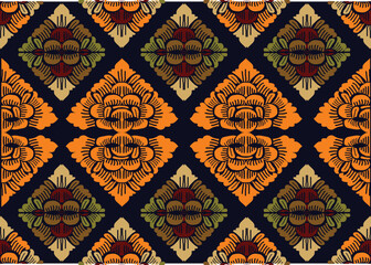 Indonesian geometric batik motifs with Balinese flower patterns, exclusive and classic, are suitable for various purposes. EPS VECTOR 10
