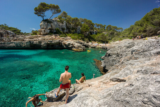 Cala s'Almunia, Santanyi, Mallorca, balearic islands, spain, europe