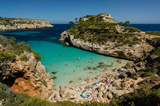 cala de Es Moro, Santaniy, Mallorca, balearic islands, spain, europe