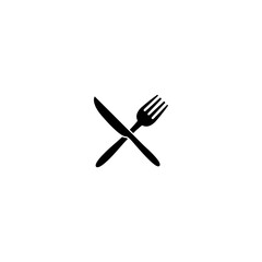 Cutlery and knife vector illustration for icons, symbols or logos. suitable for restaurant logos, cafes and other places to eat