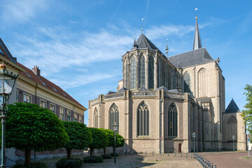 Bovenkerk in Kampen, Overijssel province, The Netherlands  - obrazy, fototapety, plakaty