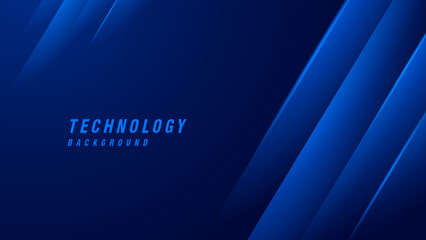 Abstract blue background Futuristic technology style. Modern graphic design elements.