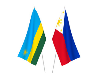 Philippines and Republic of Rwanda flags