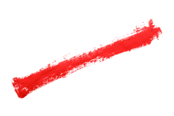 red brush isolated on transparent background red watercolor,png