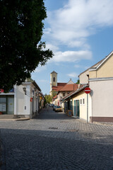 Street view with church