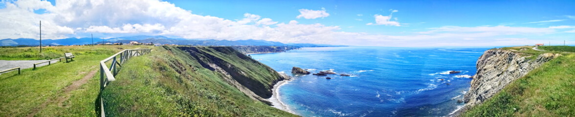 photographs for promotion and advertising of the Cabo Vidio area, Asturias, Spain, tourist destination and vacation spot,