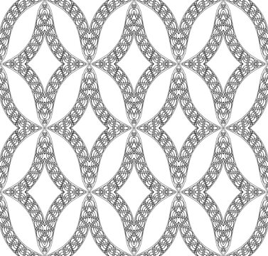 Geometric abstract seamless pattern. Vector background. Graphic modern pattern