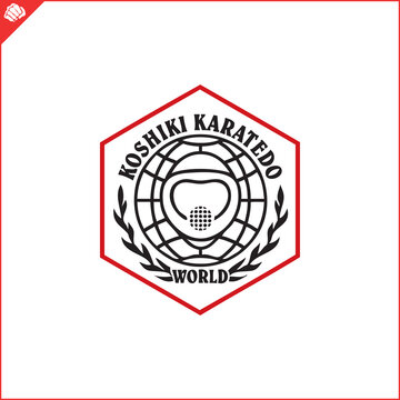 Emblem, symbol martial arts. KOSHIKI KARATE