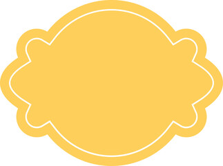 sale banner isolated on transparent background