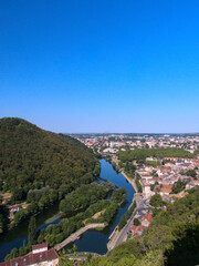 Fototapeta na wymiar Besançon, August 2022 - Visit the magnificent citadel of Besançon built by Vauban