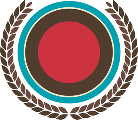 Vintage Retro Logo isolated on transparent background