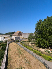 Fototapeta na wymiar Besançon, August 2022 - Visit the magnificent citadel of Besançon built by Vauban