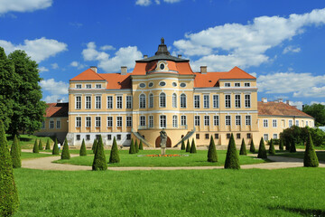 Fototapeta na wymiar Palace in Rogalin, Greater Poland Voivodeship, Poland 
