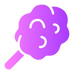 cotton candy gradient icon