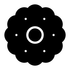 Ginger Bicuit glyph icon