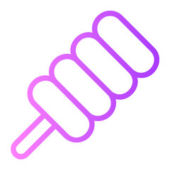 Fun Popsicle gradient icon