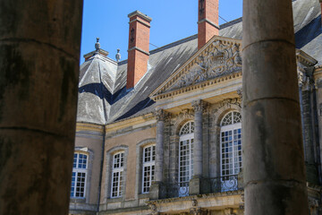 Le château d’Haroué aussi appelé château des Beauvau-Craon, dans le village d’Haroué, en...