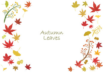 autumn nature cute background illustration