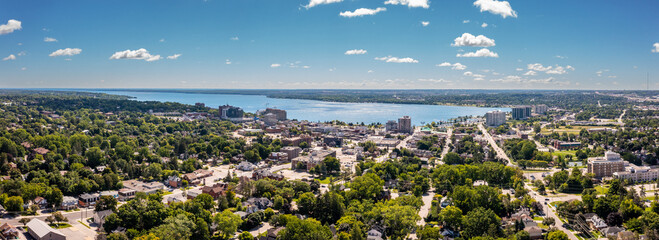 Barrie down town panorama