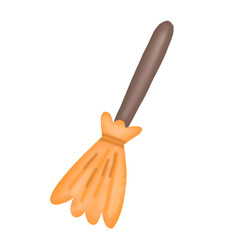 Obraz premium broom watercoloer Clipart,