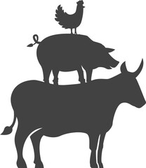 Vintage object isolated on transparent background