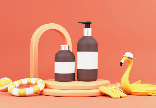 Summer Beauty Cosmetics Creme Product