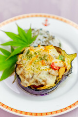 茄子のチーズ焼き