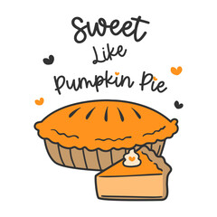 autumn pumpkin pie