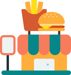 Building icon isolated on transparent background