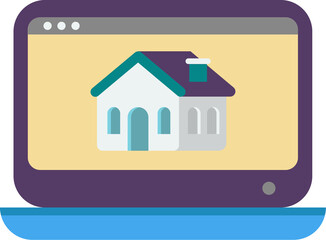 Building icon isolated on transparent background