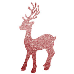 glitter deer