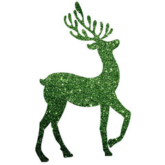 glitter deer
