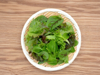 ベビーリーフのサラダ
