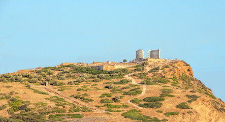 Cape Sounion is noted for its Temple of Poseidon