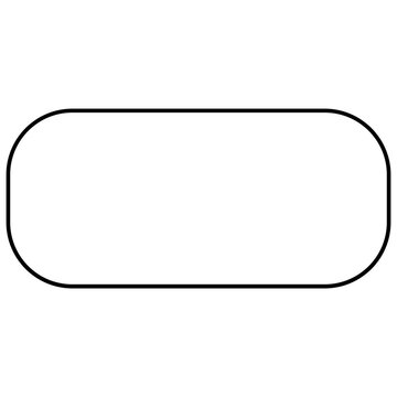 rounded rectangle outline