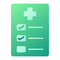 Obraz premium Medical Prescription Icon