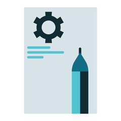 business evaluation icon on transparent background