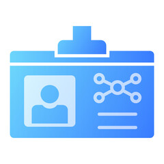 Identification Card Icon