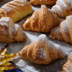 fresh baked croissants